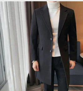 Fiorinni Sivan Men's Wool Overcoat (One Piece)