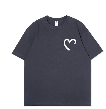 Personalized White Couple T-Shirts