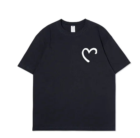 Personalized White Couple T-Shirts