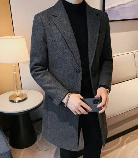 Fiorinni Sivan Men's Wool Overcoat (One Piece)