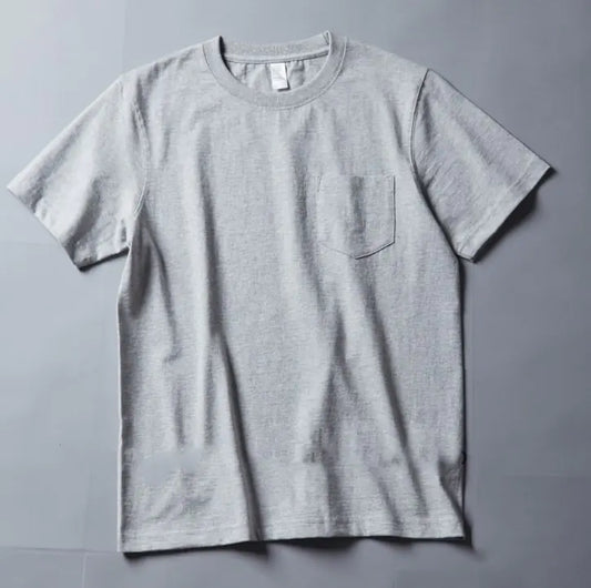 Pure Cotton Short Sleeve Pocket T-Shirt in White