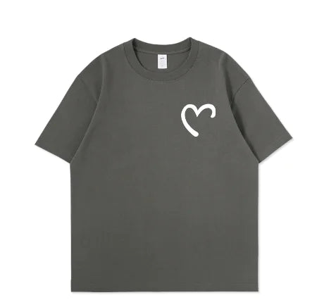 Personalized White Couple T-Shirts