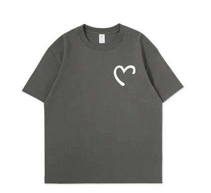 Personalized White Couple T-Shirts